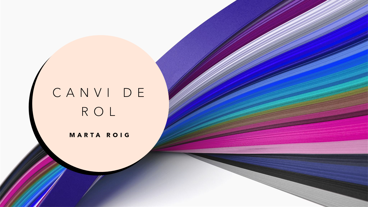 Portada de la presentació del canvi de rol