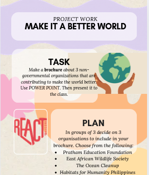 La primera imagen muestra unas manos sosteniendo el globo terráqueo. En la segunda se puede ver una niña en clase levantando la mano para intervenir. La tercera imágen muestra una mano realizando un dibujo con un pincel.