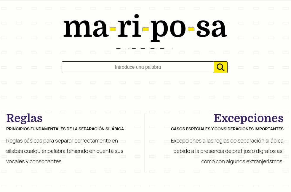 Página principal - Silabas.com