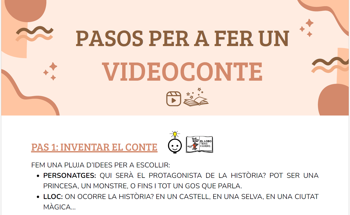 PASOS PARA HACER UN VIDEOCUENTO
