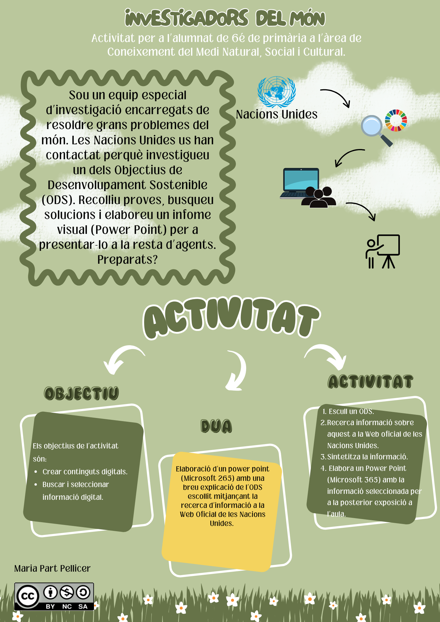 Proposta per a sisé de primària.