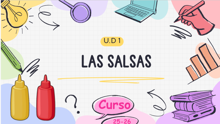 Presentación de las 5 salsas madre