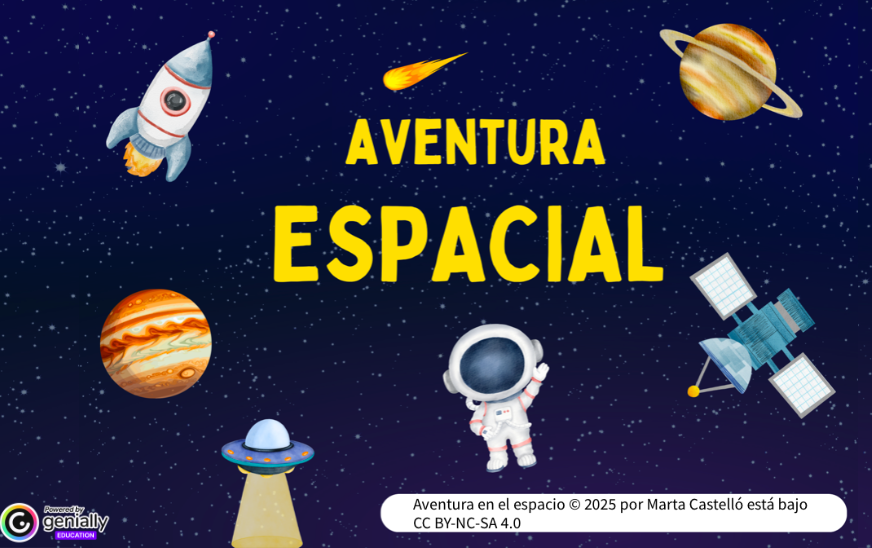 Juego interactivo. Este recurso ha sido diseñado para trabajar el vocabulario específico de la Situación de Aprendizaje “El Universo” de manera lúdica.