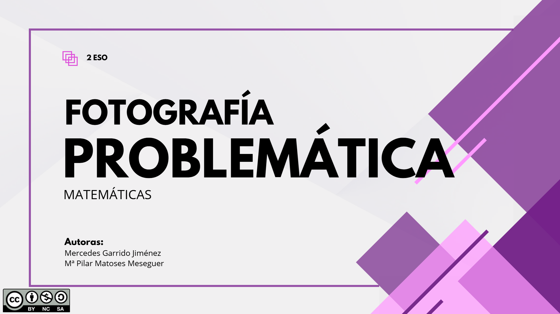 Portada del recurso fotografía problemática