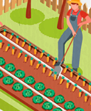 Diseño de un huerto escolar digital: ¡Crea tu propio espacio verde! Imagina que te han encargado diseñar el huerto escolar ideal para nuestro centro. Tu misión es crear un diseño digital del huerto, donde indiques qué cultivos vas a plantar, dónde irá cada zona (cultivos, riego, herramientas, compost, etc.) y cómo lo vas a organizar.