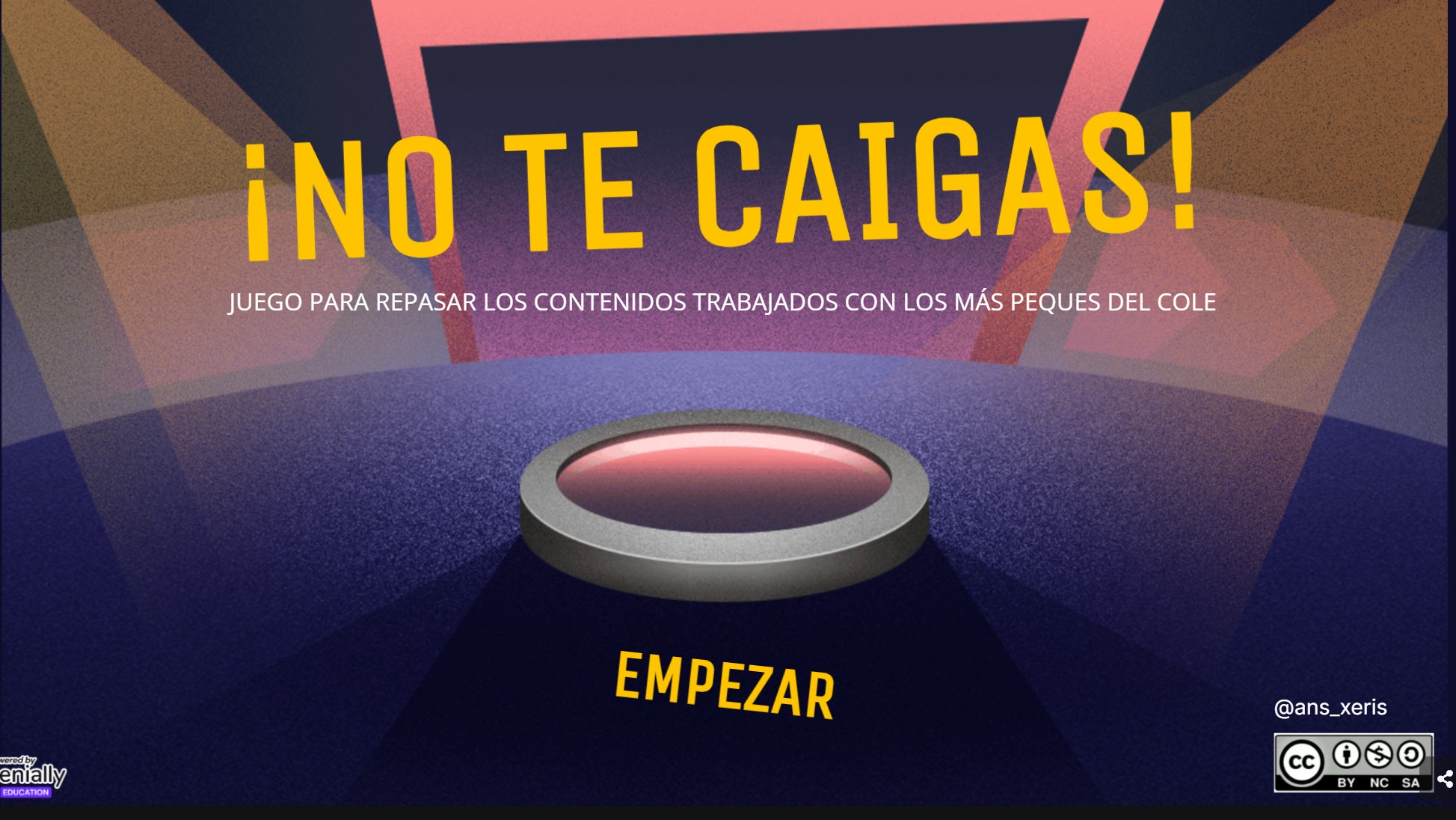 Pantalla inicio de juego