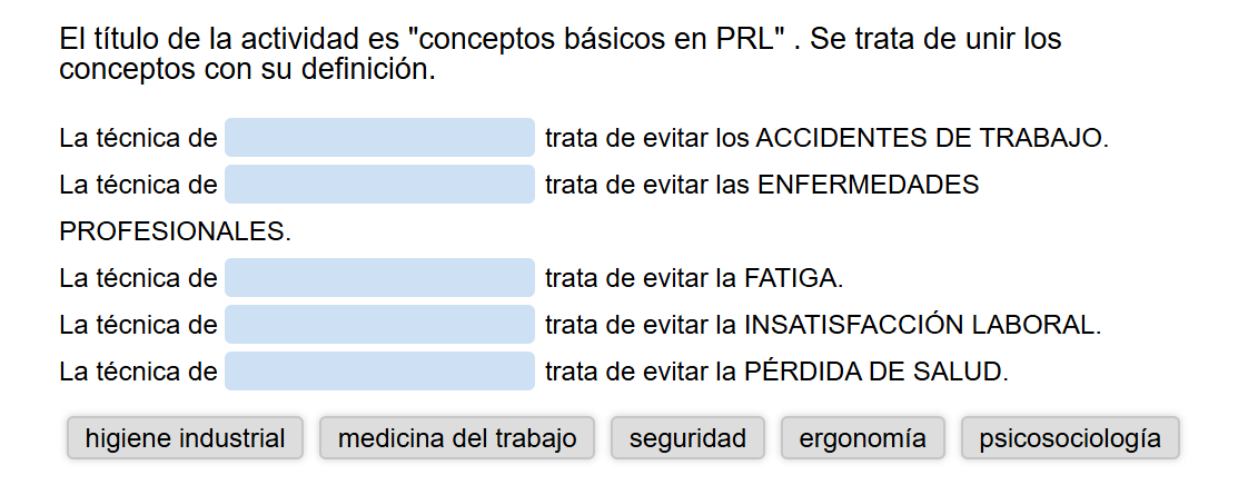 Técnicas de prevención