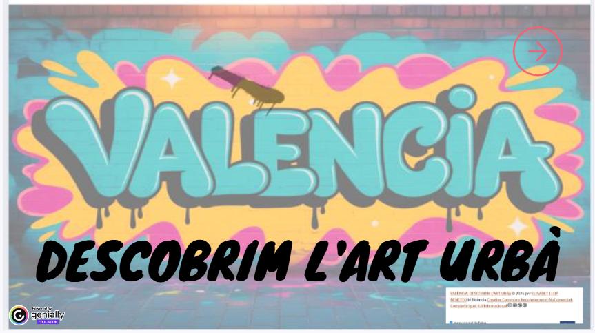 Grafiti a mode d'un mural d'art urbà en la ciutat de València.