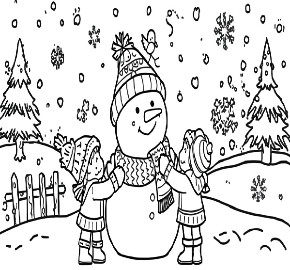 Cuadernillo de 20 imágenes navideñas para colorear 