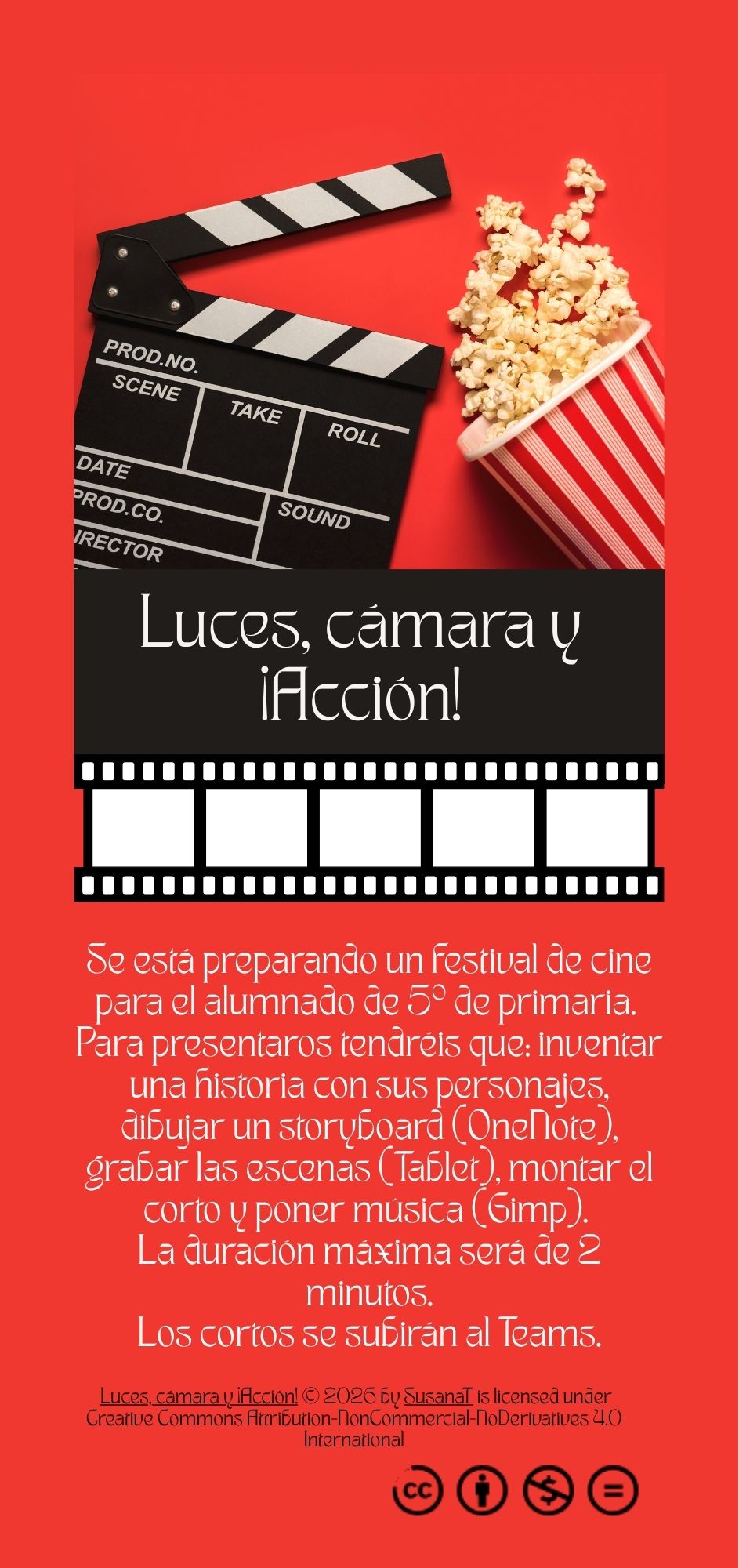 imagen REA infografía luces, cámara y acción