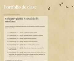 Compara portfolios y genera una plantilla de e-portfolio