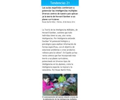 Las aulas españolas comienzan a potenciar las inteligencias múltiples