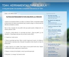 BLOG CON RECURSOS PARA ALUMNOS CON TDAH