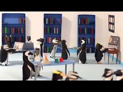 pingüinos aburridos