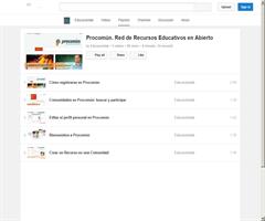 Vídeo - tutoriales Procomún