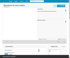Movimiento de varios objetos. Eguzkilore