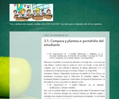 3.1. Compara y plantea e-portafolio del estudiante