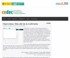 Hipervídeos. Más allá de la multimedia