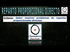 (Proporcionalidad) - Reparto Proporcional Directo