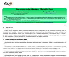 Las Competencias Básicas en la Educación Física