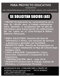 Se buscan Socios(as)