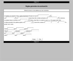 Actividades: Reglas generales de acentuación