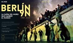 Un impresionante recurso para el aula sobre la caída del muro de Berlín