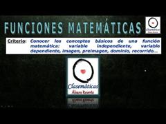 (Funciones) - La Función: Conceptos Básicos