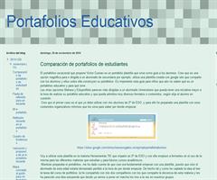 Comparación de portafolios de estudiantes