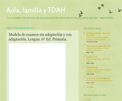 Examen de lengua adaptado para un alumno con TDAH