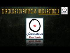 (Potencias) - Ejercicios de Potencias: Única Potencia | @clasematicas