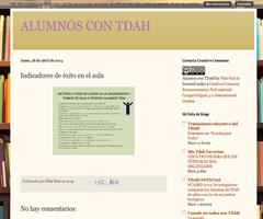 Indicadores de éxito en el aula con alumnos TDAH