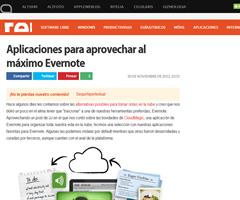 Aplicaciones para aprovechar al màximo Evernote.