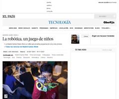 La robótica, un juego de niños. El País