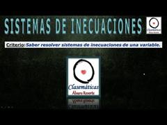 (Inecuaciones) - Sistemas de Inecuaciones de 1 variable