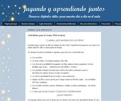 Actividades para el verano 2014 (4 años)