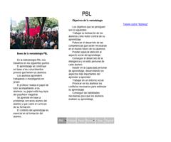 Metodología PBL