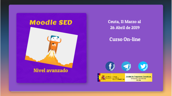 CURSO SED AVANZADO MOODLE CEUTA