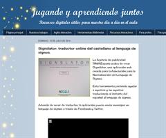 Signslator: traductor online del castellano al lenguaje de signos.