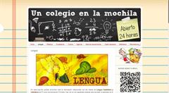 Blog de Aula : "Un colegio en la mochila"