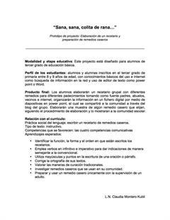 Sana, sana, colita de rana...