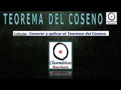 (Triángulo) - Teorema del Coseno