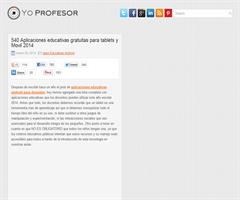 540 aplicaciones educativas gratuitas para tablets y móvil