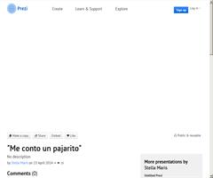 prototipo de "Me conto un pajarito"