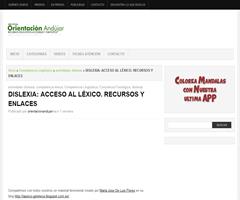 DISLEXIA: ACCESO AL LÉXICO. RECURSOS Y ENLACES