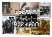 España 1902 1930