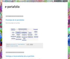 Mapa conceptual prototipo portfolio
