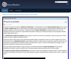 Mi prototipo de proyecto para EF en primer ciclo