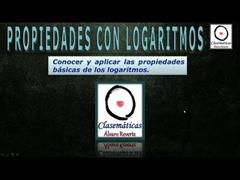 (Logaritmos) - Propiedades de los Logaritmos