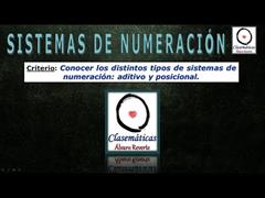 (Los Números) - Sistemas de Numeración